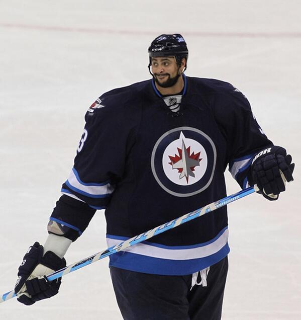 wizardofvause's tweet image. #33 Dustin Byfuglien of the @NHLJets: big body presence…miniature head #NHLminibuckets #BigBeauty #SmallHead