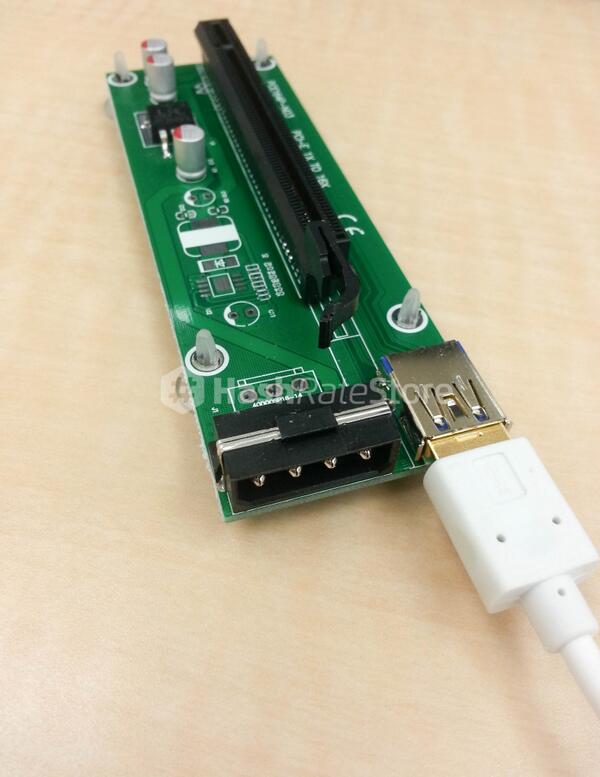 HashRateStore's tweet image. USB PCIE Risers now available and in stock! #litecoin #dogecoin hashratestore.com/shop/cables/us…