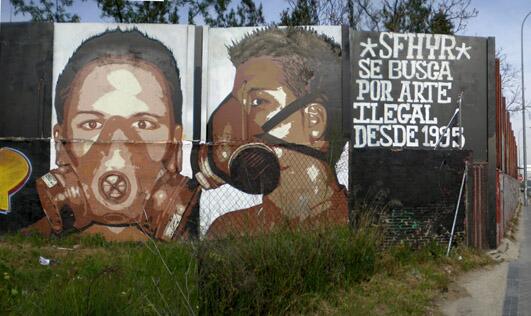Sfhir Lc7 Ogt on Twitter: "SE BUSCA POR ARTE ILEGAL DESDE 1995 #ogt #lc7 #madrid #streetart #art #graffiti #spray #urbanart #urbancultura #gay http://t.co/dctWrhTwh6" / Twitter