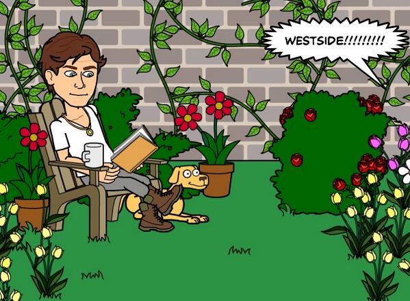 larryroutines's tweet photo. Harry takes the afternoon off to enjoy his garden. http://t.co/el5vWwgTxy