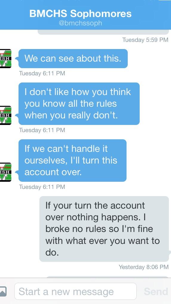 bmchsfreshmen's tweet image. I don't see what rule we have broken. #freshmenproblems