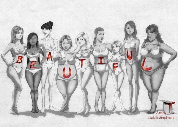 jss__95's tweet photo. RT"@DaFreshhest: Beauty comes in all shapes, sizes and skin tones!!! http://t.co/SYtOdUED27"