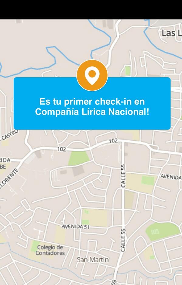 ¡Haciendo check-in en Compañía Lírica Nacional por primera vez! 4sq.com/1fn2Arc