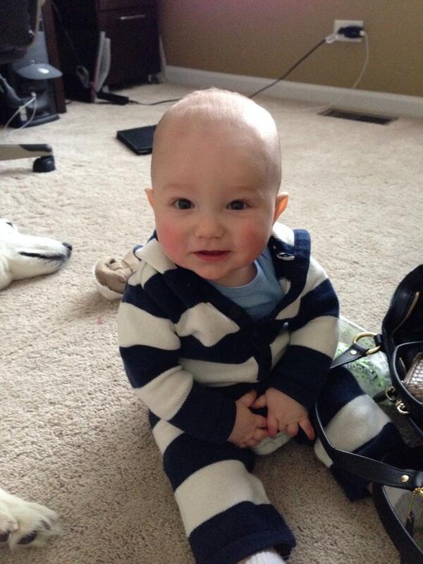 rebecnicol's tweet photo. Some kids just love the camera. #babybrowneyes http://t.co/Ky1gHkyGZl