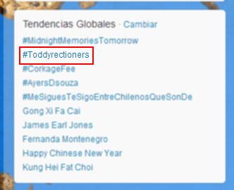 ToddyArgentina's tweet photo. Segundo TT mundial ¿Quién quiere ser 1 TT GLOBAL? #Toddyrectioners http://t.co/Z0srS5FdRC