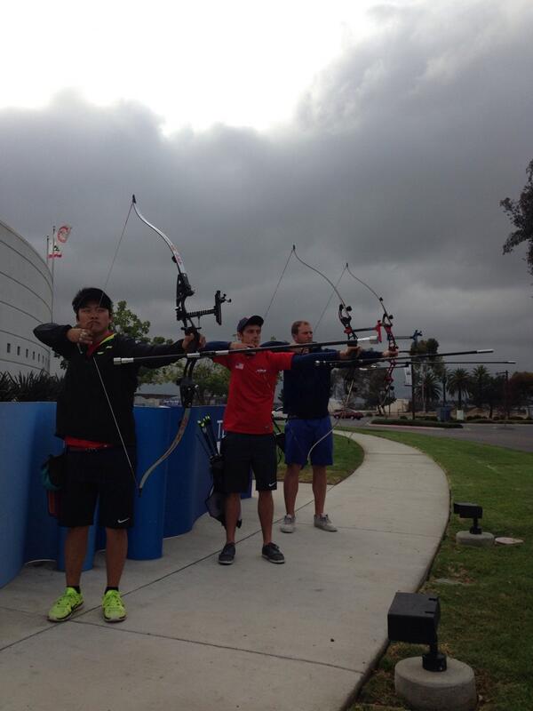 “<a href="/JeremyATaiwo/">Jeremy Taiwo</a>: Chilling with USA Archery <a href="/USAArchery/">USA Archery</a> <a href="/NathanYamaguchi/">Nathan Yamaguchi</a>" <a href="/Zach_Garrett7/">Zach Garrett</a> <a href="/JoeFanchin/">Joe Fanchin</a>