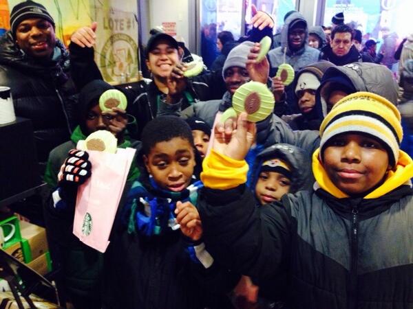 The exclusive NYC football cookie is a HUGE success! #starbucksNYCSB48