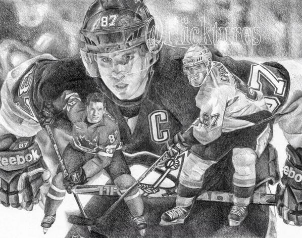<a href="/PensPoints1/">Pens Points</a> guess what I just finished? I'm hoping a few #pens handles would give me a RT. #love #Hockey #drawing ✌