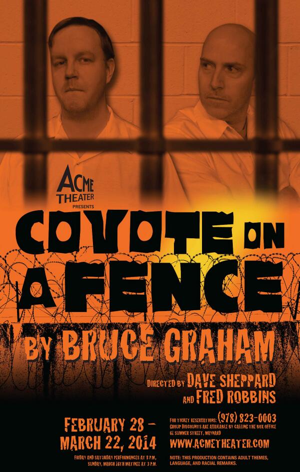 Coyote on a Fence poster!