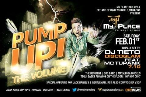 _DiscoGlam's tweet photo. tomorrow 1.02 @MyPlaceMalang DJ @tieto_discoglam &amp; MC @EmkaTupang "pump up the volume" some hard house n techno set!! http://t.co/Us1TMgheCf
