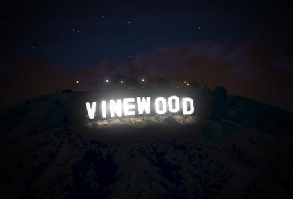 Vinewood sign in a great pic! #vinewoodsign #gtav #lossantos