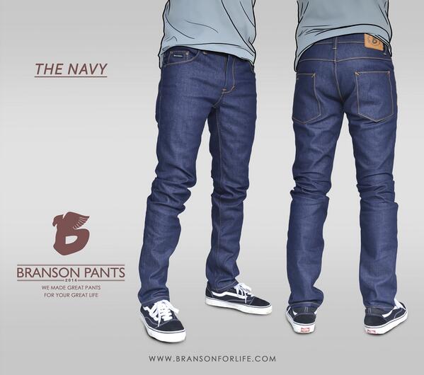 'The Navy', Raw blue indigo 13oz stretchy jeans, available now, fast order text to 082218161686