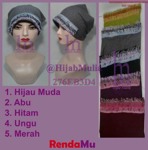 HijabMulia's tweet photo. RendaMu cuma 15ribu bahan kaos, rendanya bikin tmbah cantik‾̴̴͡ﻬ ‾̴̴͡ #hijab #murah #ecer #grosir #reseller #dropship http://t.co/3IGok69iOZ