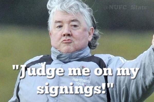 SundayChants's tweet photo. #TransferDeadlineDay - or as Joe Kinnear knows it, Friday. http://t.co/DXIeNqb7tE