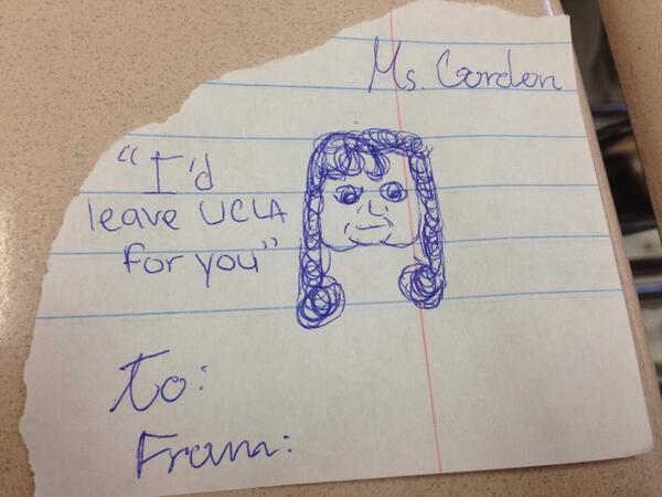Alexgoesham's tweet photo. My valentine card to you ❤ #MsGordon http://t.co/JjdmSB6A6H