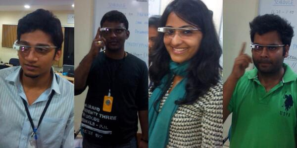 praths17's tweet photo. Participants in 'terminator' mode..
Talk to the glass..!! :-p
Fun time with Google glasses.. :-)

#di14 http://t.co/jwu46iqqbt