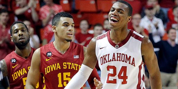 OU_Athletics's tweet photo. RT if you think @OU_MBBall gets the win at Iowa State on Saturday (3 p.m. CT)...Go #Sooners! http://t.co/Zl5nYph5kh