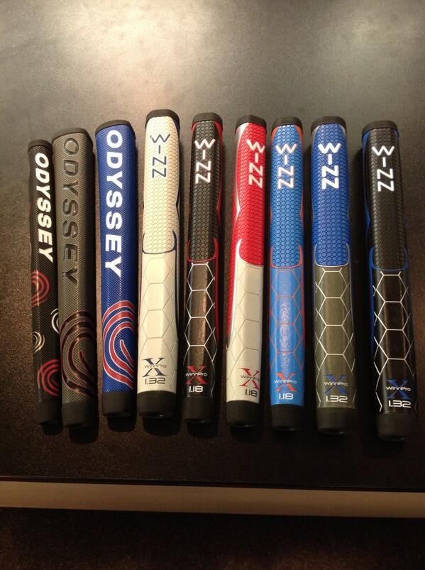 CClarkGolf's tweet image. New collection of putter grips from Winn &amp;amp; Odyssey #loweryourscore