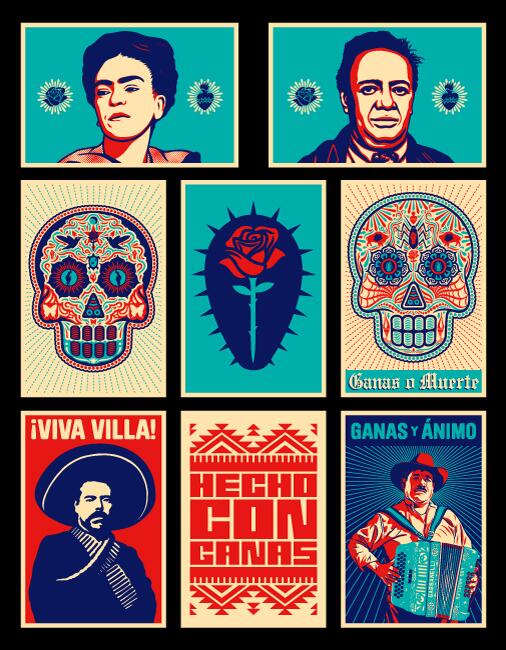 I will also be releasing smaller prints and postcard prints tonight at very affordable prices. GANAS!