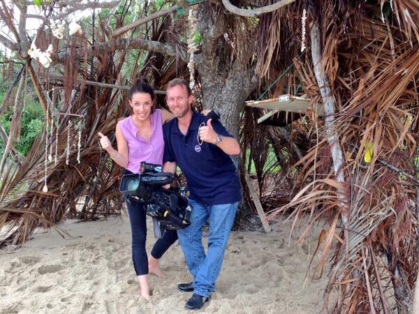 GreenhalghSarah's tweet photo. Amazing - little palm frond hut on #HydeawayBay beach survived #TCDylan - & we survived a very busy day! @tennewsqld http://t.co/NWwYuIG4Qr