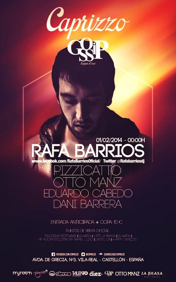 rafabarriosdj's tweet image. Amigos de Vila-Real, Castellón, Valencia y alrededores !!! @Caprizzo ❤️