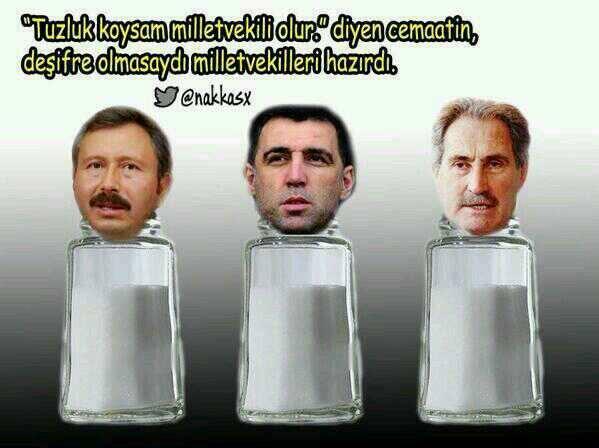 Tuzluk vekiller deşifre oldu:) #TUZLUKicindeANANAS