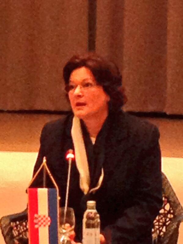 ProgettiSociali's tweet image. Rovinj:Ms. Sejfič, deputy director of the Croatian office for human rights, speaks at the #Simpleproject round table