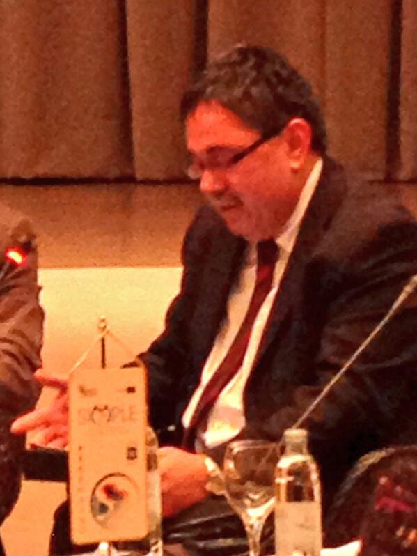 ProgettiSociali's tweet image. Rovinj: Boris Jesih speaks at the round table on minority rights #Simpleproject