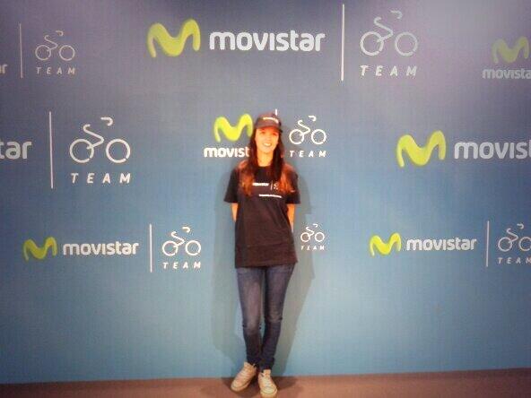 patriciawhitte's tweet photo. Presentacion movistar team2014 http://t.co/NjvAE1tM04