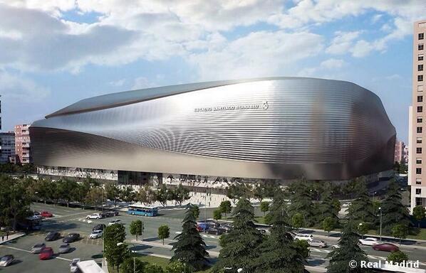 ReaI_Madrid_CF's tweet photo. Creo que me he enamorado del Nuevo Santiago Bernabéu. http://t.co/o9orIUd0af