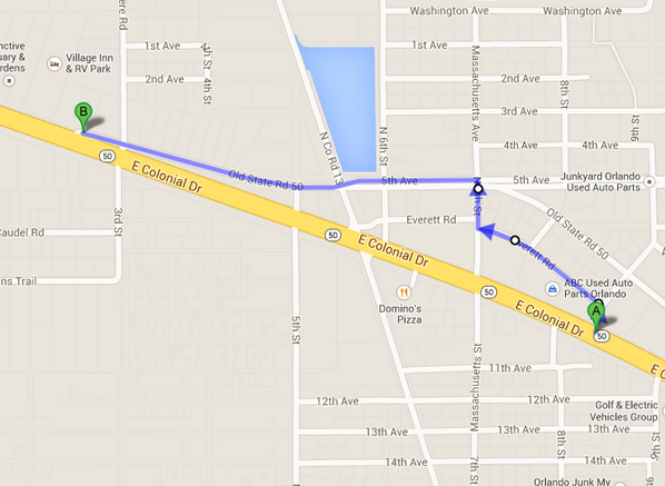 WFTVTraffic's tweet image. TRAFFIC ALERT #Bithlo: Bad crash has the WB lanes blocked off on COLONIAL DR at CR-13. ALT: