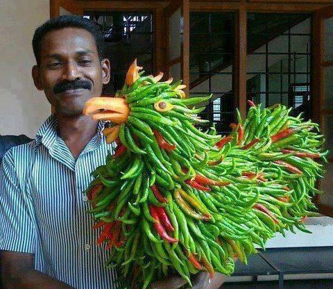 Real chilli chicken..