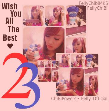 ChiBiPowers's tweet photo. For you @FellyChibiMKS #ProjectHBDFellyChiBi ♥ http://t.co/TuBo5ZMASI