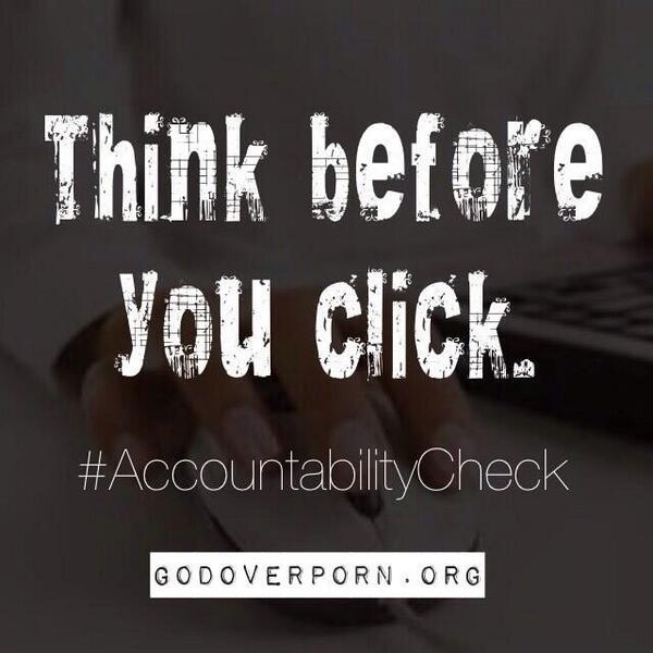 ForgetPorn's tweet image. #AccountabilityCheck from the brothers over at @GodOverPorn. Use it as your lock screen to keep you honest.