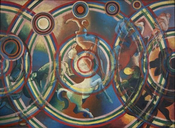 Our #Fridayartwork is a stunning painting by Baranov-Rossiné, leader of Russia's avant-garde bit.ly/1lpwMI2