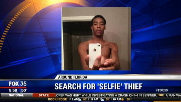 FOX13News's tweet photo. Florida's Finest: Man accused of stealing smartphone took a "selfie" on it: http://t.co/VnswJ4QZWF http://t.co/aj8llZ5yxG