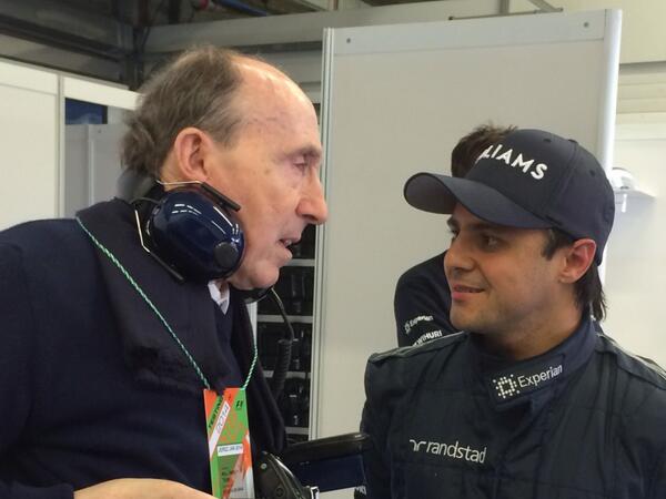 Frank Williams e Felipe Massa