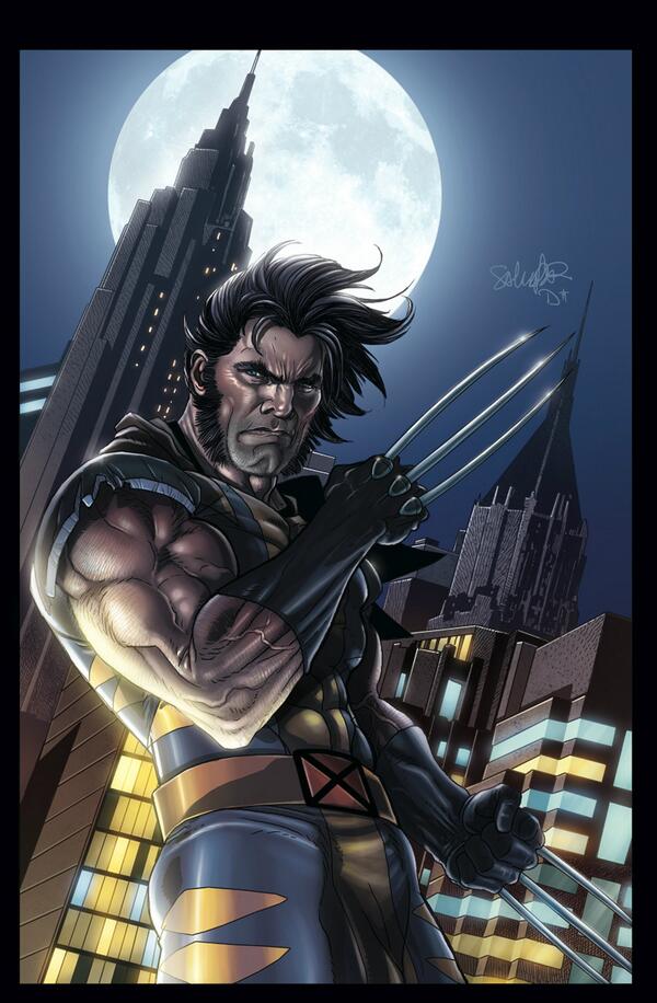 David0campo's tweet photo. One cover that I colored some time ago... Art by Salvador Larroca and my colors #Marvel #comics #Wolverine http://t.co/rWtF6rYWyM