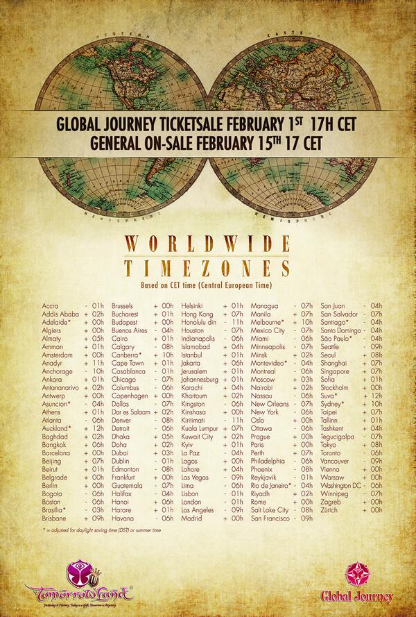 Tomorrow Global Journey Ticket Sale will start. Your ultimate way