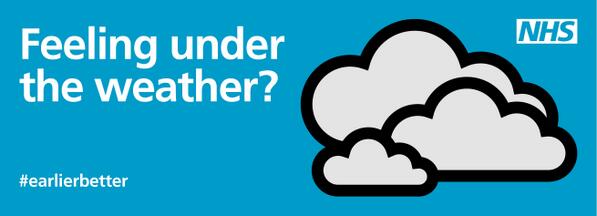 NHSuk's tweet photo. Feeling under the weather? Visit http://t.co/cdk2ZnN6YR for quick winter health advice #earlierbetter http://t.co/ChyC99E8aL