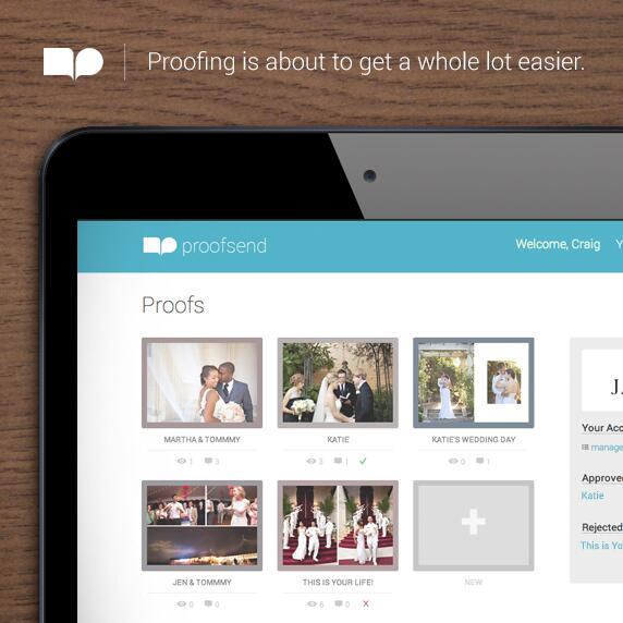 Proofsend's tweet image. Photographers: We’re making the album proofing process a snap. Are you signed up for our beta? #weddings #photography