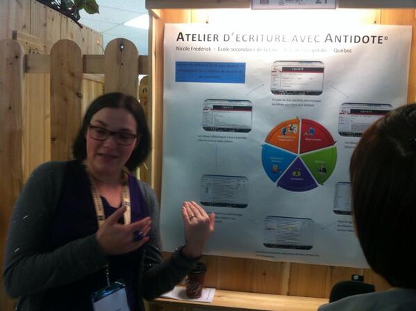 nathcouz's tweet photo. #clair2014 @nic_fre présente ses ateliers d'écriture avec Antidote @lacmonique http://t.co/Xr6EnNkaJH