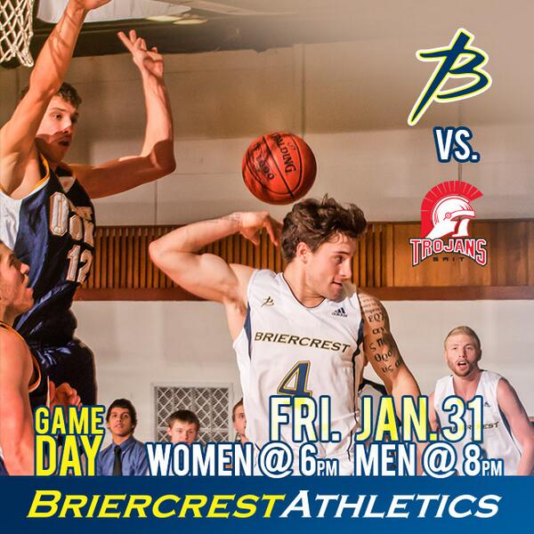 Briercrest's tweet photo. RT @BriercrestMBB: Game Day! @Briercrest is hosting @SAIT_Trojans at 8 PM. Watch @SportsCanadaTV http://t.co/3ujDQPqsUS
