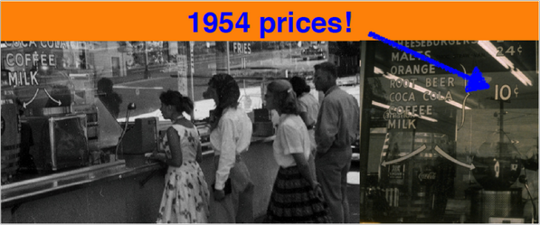 DicksDriveIns's tweet photo. We're still celebrating! 10 cent Cokes and sodas ALL SIZES, ALL STORES, ALL DAY today! #1954prices #60YearsofMemories http://t.co/9g7f2s1tPW