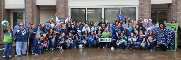 Jaredwakefield's tweet photo. Revenue Solutions in Puyallup, WA LOVES our SEAHAWKS! Representing the 12th man! #GoHawks #12thman @komonews http://t.co/mroPxEe8un