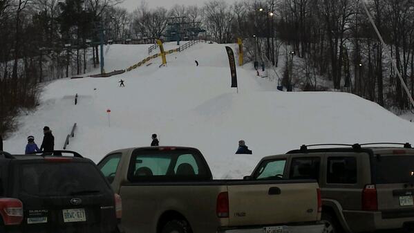 CSCEConcordia's tweet image. Sneak peak for those who don&apos;t have trailers.  It&apos;s powder #sinkorswim #odoylerules #gnctr2014