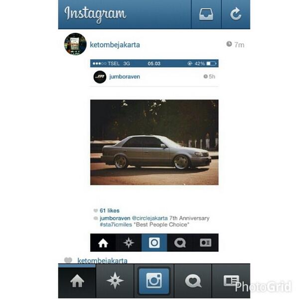 Mohon bantuan teman teman untuk nge LIKE Foto Toyota Soluna dari Ketombe AutoClub di account instagram @jumboraven