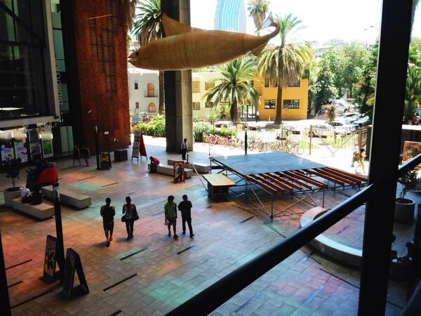 centroGAM's tweet photo. #Ya se está preparando el escenario para la II Maratón A-Pop GAM. Mañana GRATIS desde las 15h. Ojo habrán concursos http://t.co/KVdTls0DO8