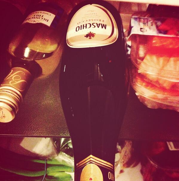 Prosecco is chilling in the fridge, ready to pop for #proseccofriday #Prosecco #proseccolovers #friday #pop #yummy