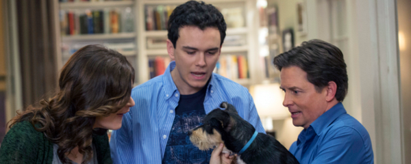 Puppies: our go-to cure for everything. #MichaelJFox